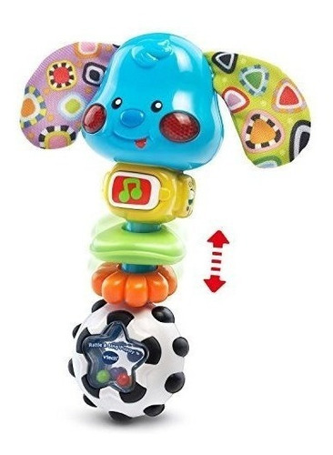Multicolor Sonajero Vtech Baby Rattle And Sing Puppy 
