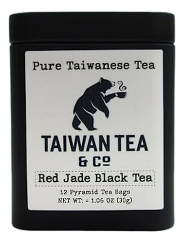 Té Negro Orgánico Sun Moon Lake Red Jade (12 Bolsitas)