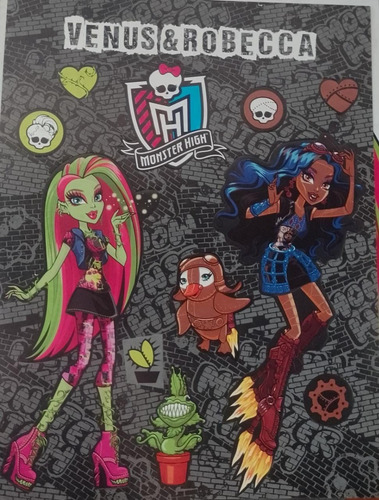 Libro - Monster High - Rebecca Steam Y Venus Mcflytrap (Usado)