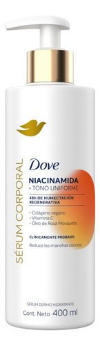  Serum Coporal  Niacinamida Dove Tono Uniforme 400ml