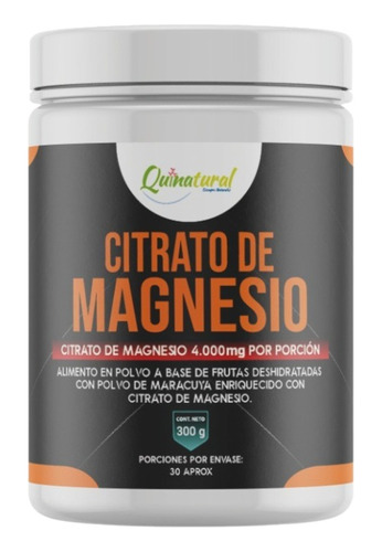 Citrato De Magnesio 300g - g a $183