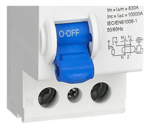Interruptor Idr 2p 40a 30ma Classe A 6ka Chint ( Wallbox )