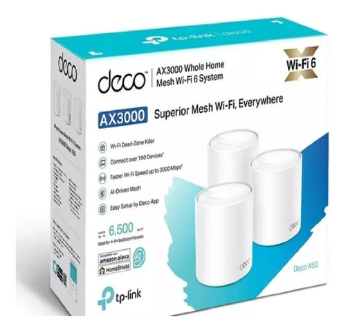 Deco Tp Link X50 3pack Ax3000 Whole Home Wifi6 Mesh
