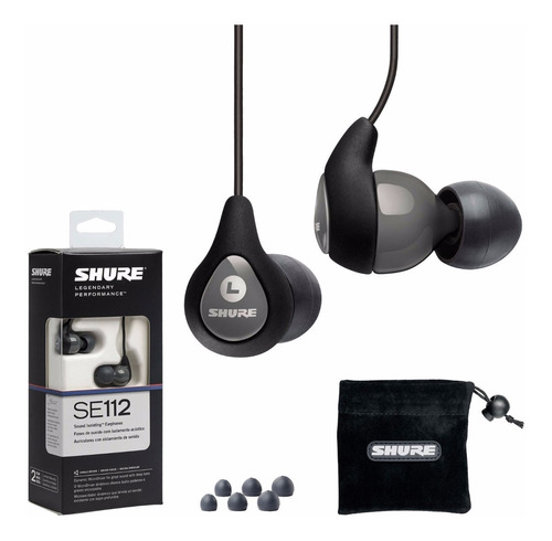 Auriculares Shure Se112 Earphones, Garantia Oficial