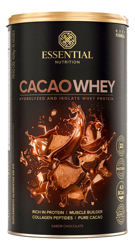 Essential Cacao Whey 450gr