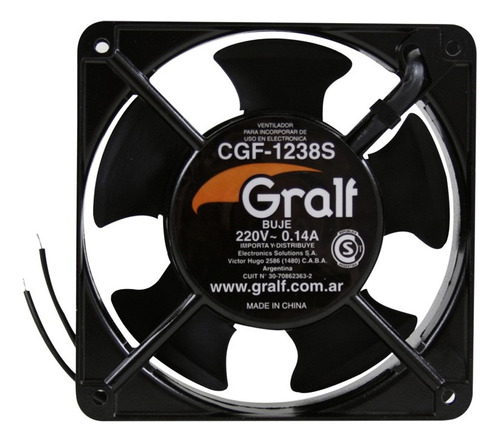 Turbina Cooler Gralf  Cgf-1238s - 220v - 120x120x38mm