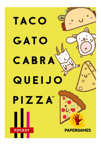 Jogo de mesa Taco gato cabra queijo pizza PaperGames