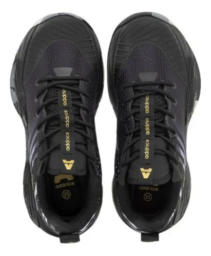 Zapatilla Addnice De Vóley Niños - Indoor Add Negro Ng