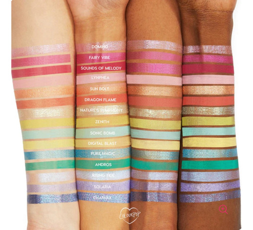 Colourpop Paleta Winx Just Like Magix 15 Sombras