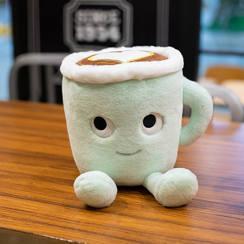 / Lindas Adorno De Decoración De Café Matcha Latte Muñeca