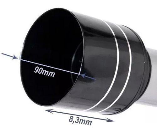 Telescópio Astronômico Refrator Luneta Alumínio 675x 900mm