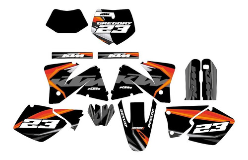 Calcomanias Stickers Ktm Sx 2001 - 2002