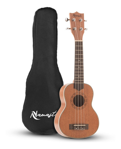 Ukulele Acústico Soprano Profissional Namastê Nu21mgq + Bag 