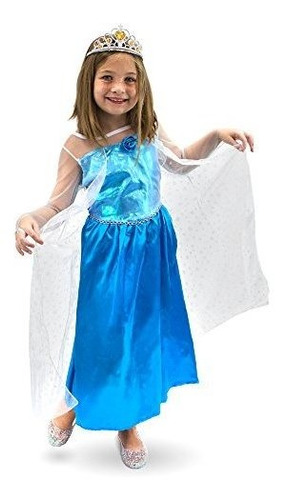Disfraz Talla Small (3|4) Para Niñas Vestido De Princesa