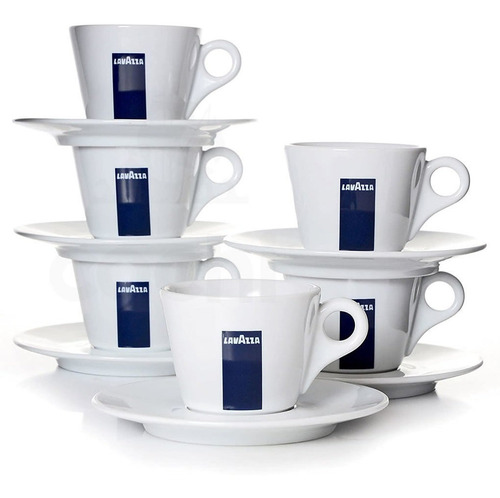 Imagen 2 de 5 de Taza Lavazza Espresso Doble Con Plato X 1