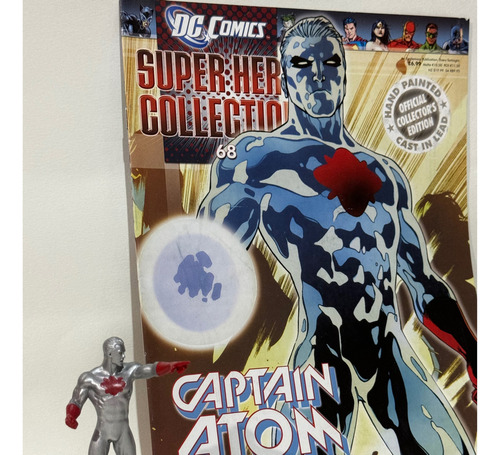 Eaglemoss Figura Muñeco Plomo Dc Captain Atom #68
