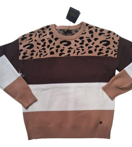 Sweater Invierno Bremer Importado Animal Print Calentito