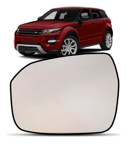 Lente Retrovisor Evoque 2012 A 2016 C/aquecimento