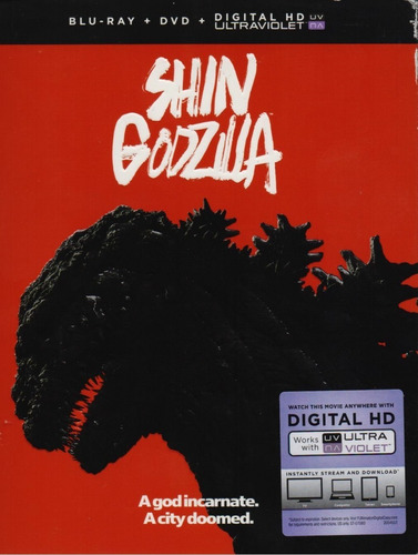 Shin Godzilla Shinji Higuchi Pelicula Blu-ray + Dvd + Dig