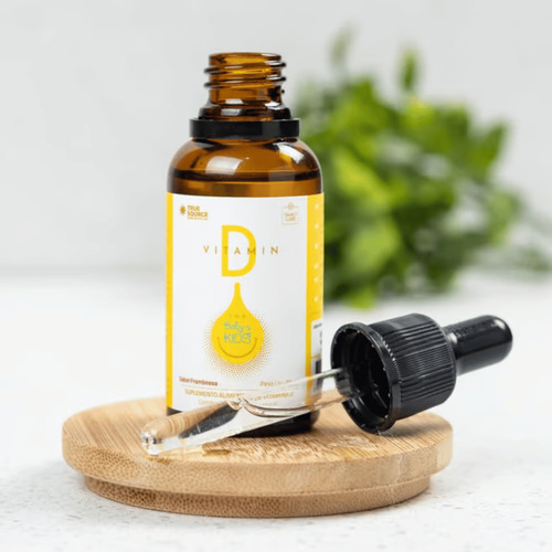 Vitamina D Líquida Sabor Framboesa 30ml - True Source