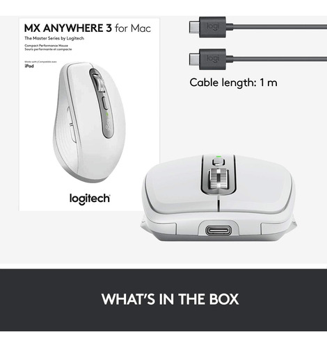 Mouse Raton Logitech Mx Anywhere 3 Bluetooth Wireless Mac