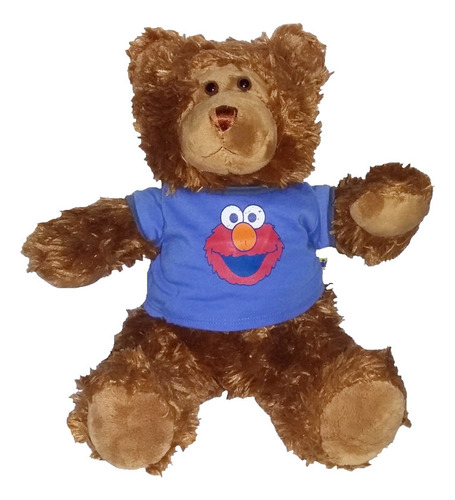 Peluche Oso Camiseta Elmo 36cm Build-a-bear