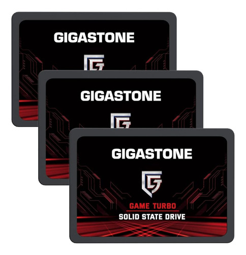 Gigastone Game Turbo 3-pack 128gb Ssd Sata Iii 6gb/s. 3d Nan