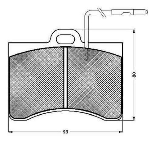 Pastilla De Freno Citroen Gsx 2400 79/82 Delantera