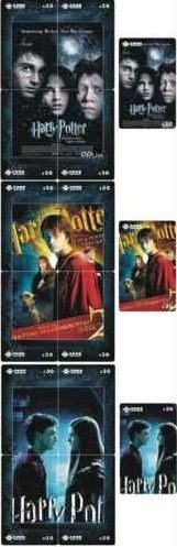 Harry Potter 6 Rompecabezas Tarjetas Telefonicas Chinas - L1