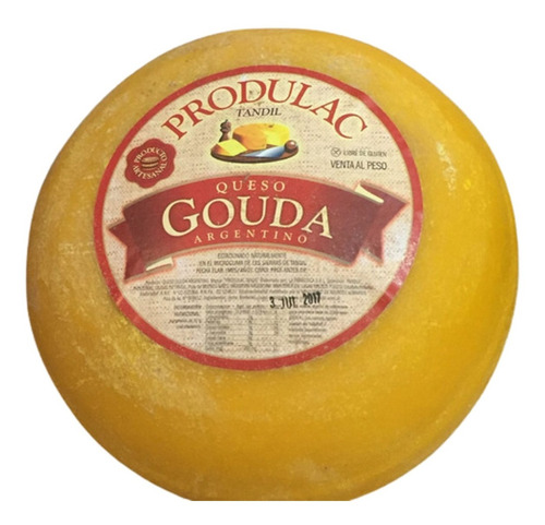 Queso Gouda Produlac  Apto Celiacos