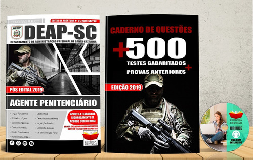Concurso Deap Sc Agente Penitenciário Apostila 2019