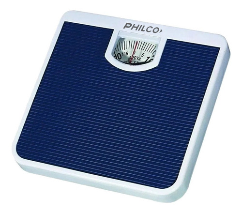 Balanza Mecánica Philco Ba1010pn Analógica 120kg Azul