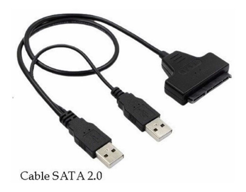 Cable Sata A Usb 2.0 Hdd / Sdd Adaptador Para Disco Duro 