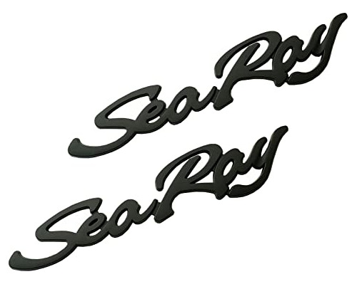 Emblema 3d Con Letras De Sea Ray Searay, 2 Unidades