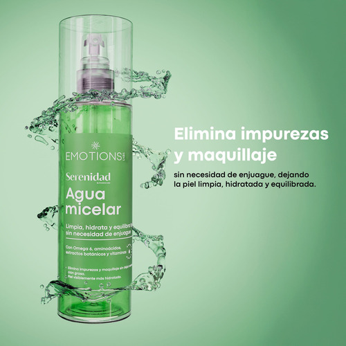 Emotions Labs Agua Micelar Desmaquillante 200ml