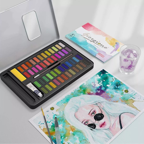 Xing Juego Profesional De Pinturas De Acuarela De 48 Colores