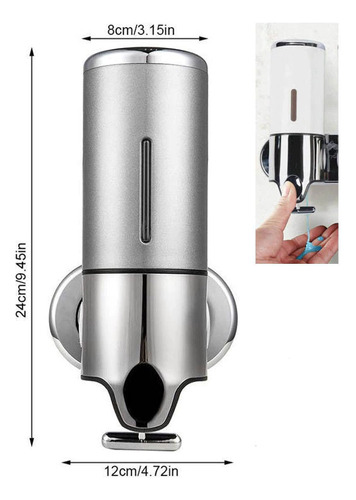Dispensador De Jabón Thouse, Pared, Adhesivo/amurable 500ml
