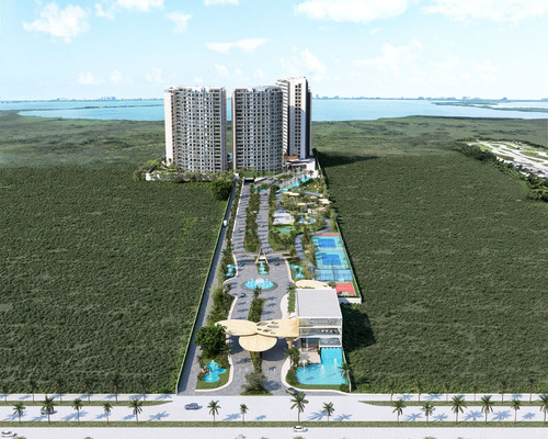 Departamento En Venta En Cancún, Aurora Towers, Unidades De Lujo