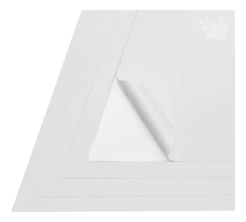 Papel Adhesivo Blanco Brillante 180 G A4 25 Hojas