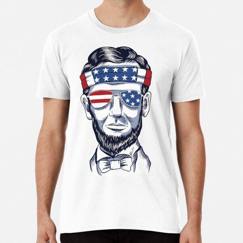 Remera Abraham Lincoln Gracioso Algodon Premium