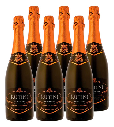Espumante Rutini Brut Nature Pack X 6
