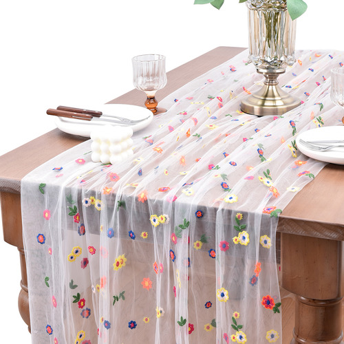 Table Runner Florals Easter Table Runner, Mesa Bordada De Tu