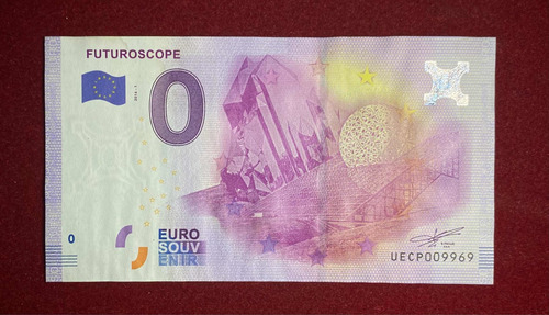 Billete 0 Euros Futuroscope Francia 2016 Sin Circular Unc