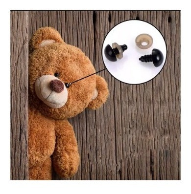 Imagen 7 de 7 de Pack Ojos De Seguridad, Vellón Agujado, Amigurumi, Muñecas