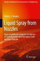 Libro Liquid Spray From Nozzles : Experimental And Comput...