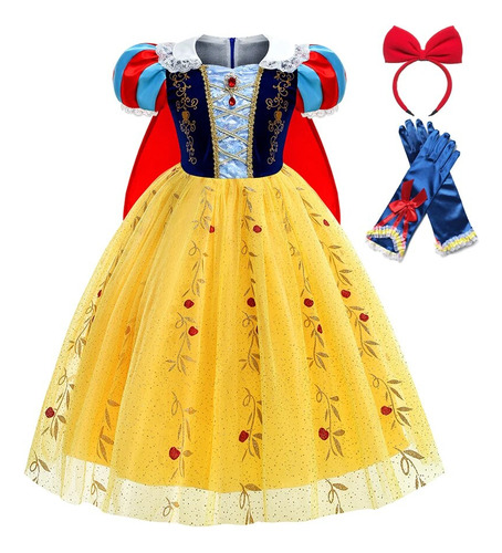 Vestido De Nieve Para Niñas Y Niños  Disfraz De Princesa  Ca