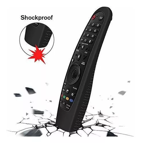 Funda Mando Silicona Compatible con Mando LG AN-MR20GA AN-MR19BA AN-MR18BA  AN-MR600 AN-MR650 Mando LG Smart TV Magic Control Remote Antideslizante  Anticaída Negro : : Electrónica