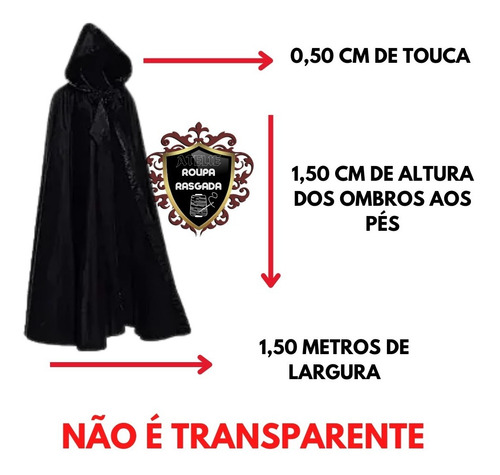 Kit 19 Capas De Bruxa Vampiro Drácula Exu Apenas Uma Face