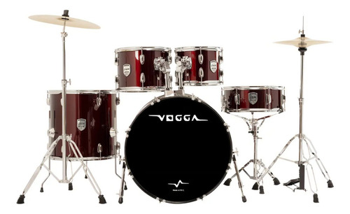Bateria Acústica Completa Vogga Jam Vpd422 Bumbo 22