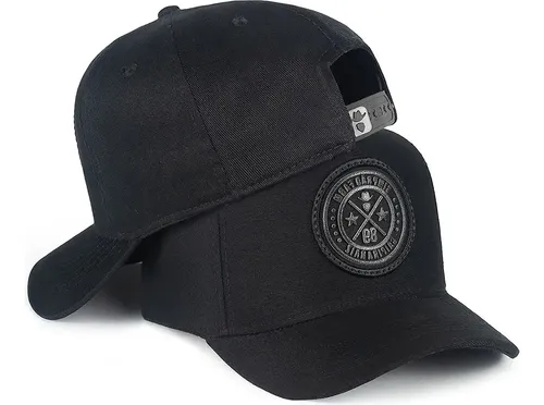 Boné Country All Black Simprão Original Aba Curva Trucker